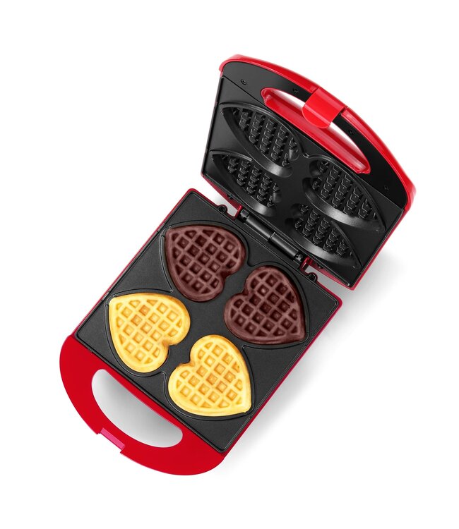 Heart Shaped Waffle Maker | RED