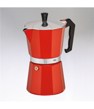 Classic Espresso Maker - Red 15 oz.