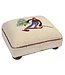 Chandler 4 Corners Hooked Wool Foot Stool