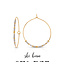 Dot & Dash Morse Code Hoop Earrings