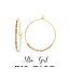 Dot & Dash Morse Code Hoop Earrings