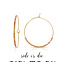 Dot & Dash Morse Code Hoop Earrings