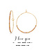 Dot & Dash Morse Code Hoop Earrings