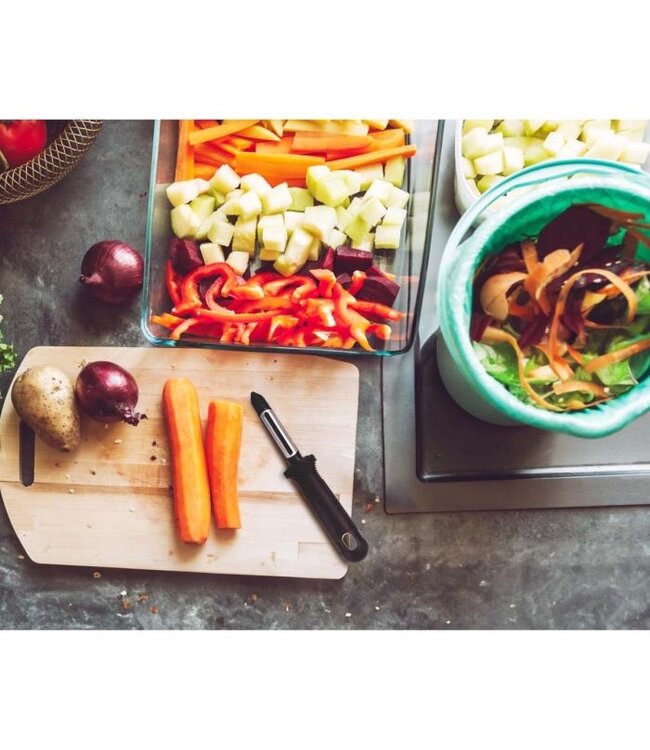 HIC Harold Import Company Swivel Peeler - Soft-Grip Handle