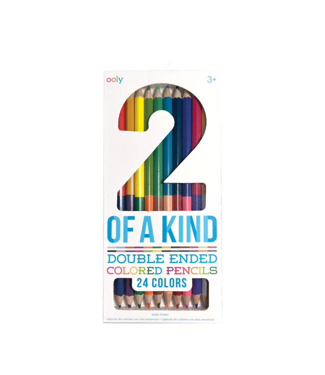 2 of A Kind Double-Ended Colored Pencils
