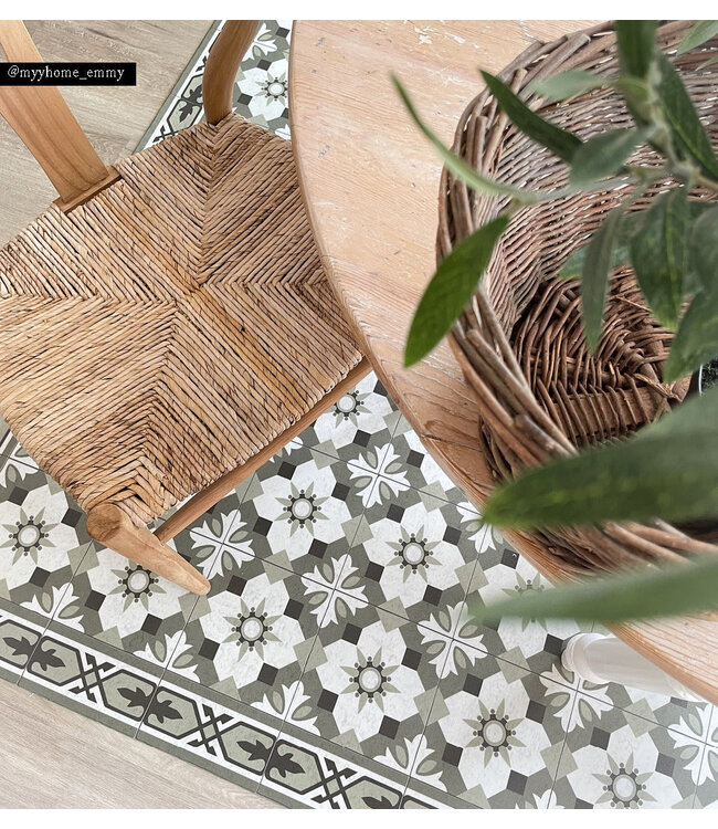 Beija Flor Amsterdam Forest Concrete Vinyl Rug