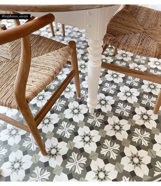 Beija Flor Amsterdam Forest Concrete Vinyl Rug