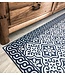 Beija Flor Mountain Indigo Vinyl Rug