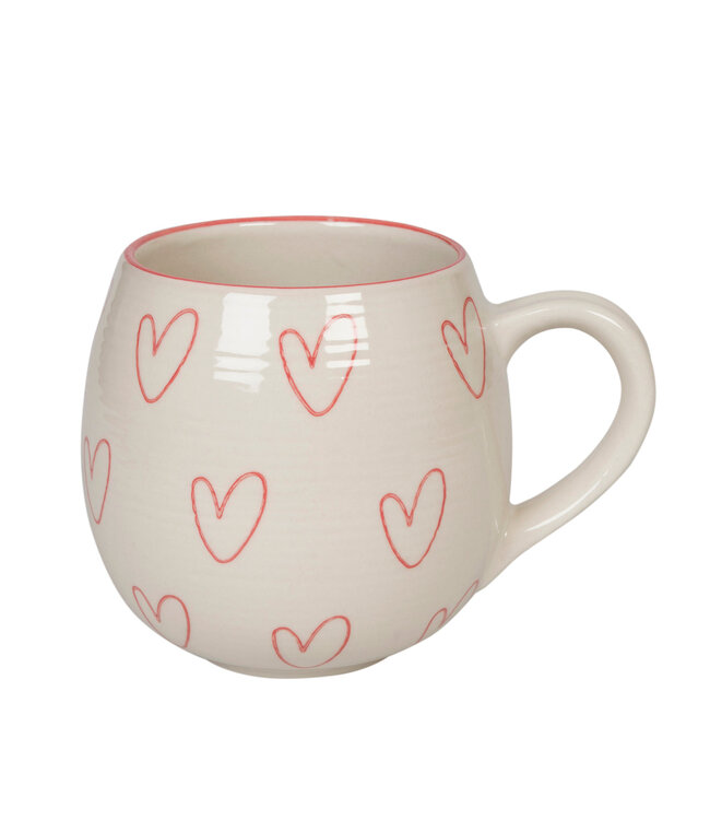 Sophie Allport Stoneware Mug - HEARTS