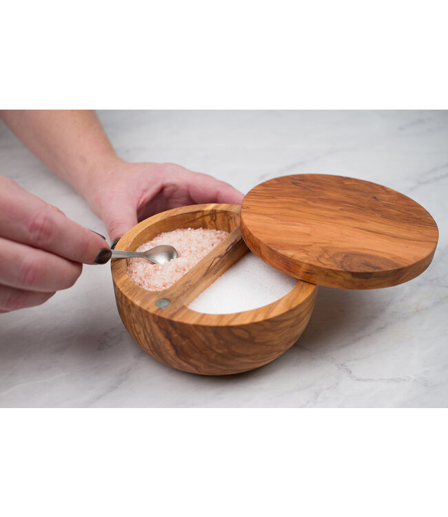 RSVP Olive Wood Salt Box