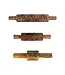 Hand-Carved Mango Wood Rolling Pins w/ Pattern, Set of 3