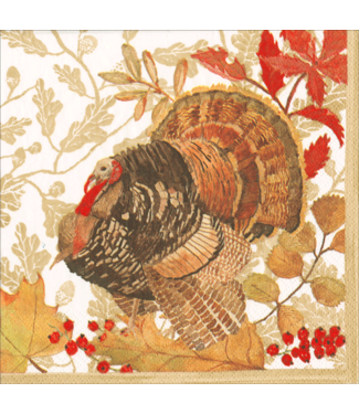 Woodland Turkey - Cocktail Napkins
