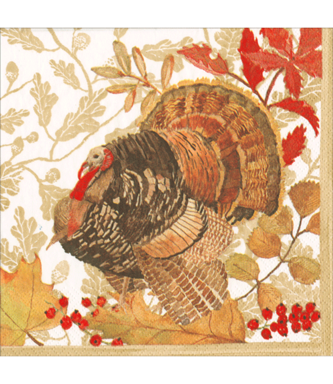 Woodland Turkey - Cocktail Napkins