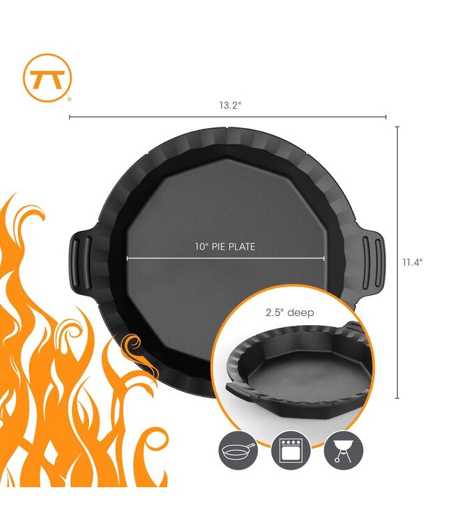 9" Cast Iron Pie Pan