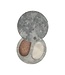 White Marble DBL Salt Cellar