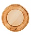 JK Adams Maple Round Cheese Board with Cracker Groove