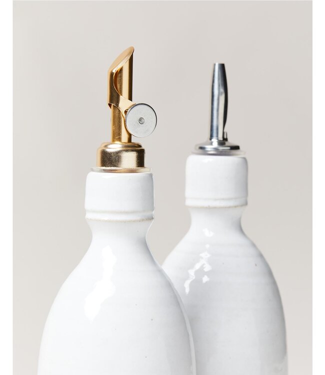 Farmhouse Pottery Modern Bottle Pourers - Weighted Gold