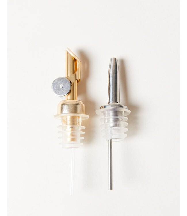 Farmhouse Pottery Modern Bottle Pourers - Weighted Gold