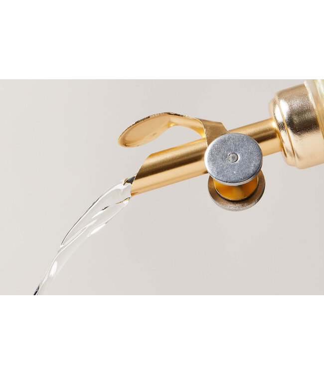 Farmhouse Pottery Modern Bottle Pourers - Weighted Gold