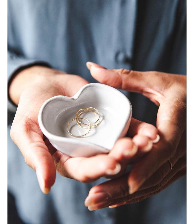 Farmhouse Pottery Heart Dish