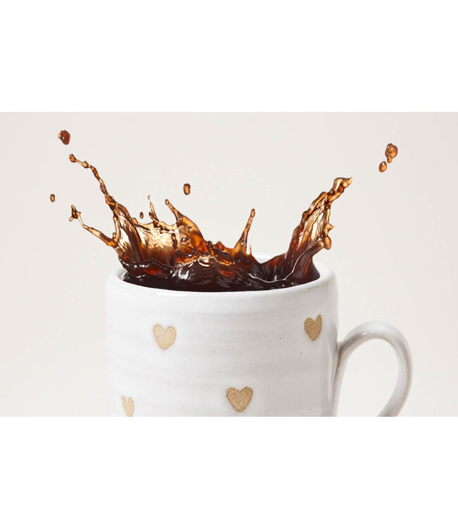 Farmhouse Pottery Confetti Heart Mug