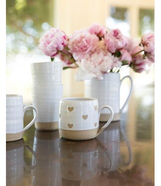 Farmhouse Pottery Confetti Heart Mug