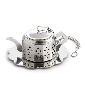 HIC Harold Import Company Teapot with Caddy Tea Infuser