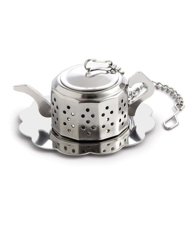 HIC Harold Import Company Teapot with Caddy Tea Infuser