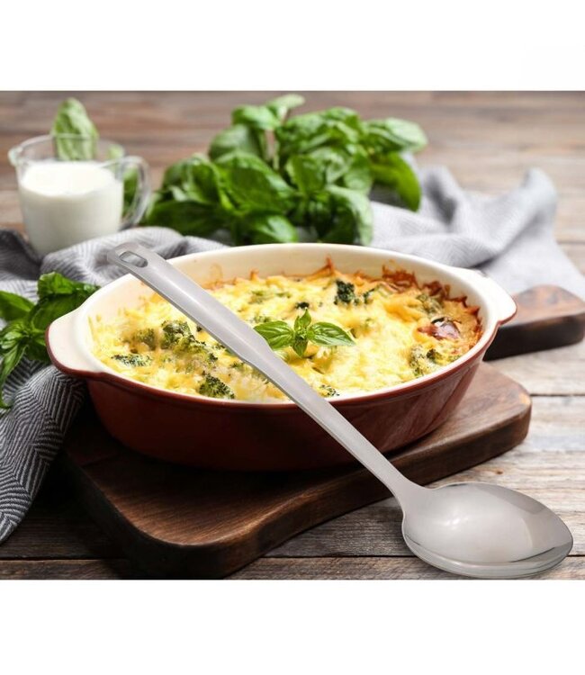 HIC Harold Import Company Solid Serving Spoon, 12.5in