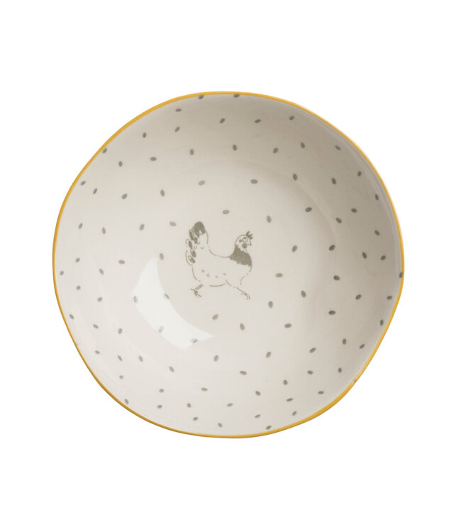 Sophie Allport Chicken Stoneware Nibbles Bowl