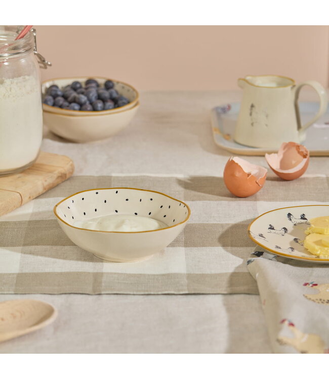 Sophie Allport Chicken Stoneware Nibbles Bowl