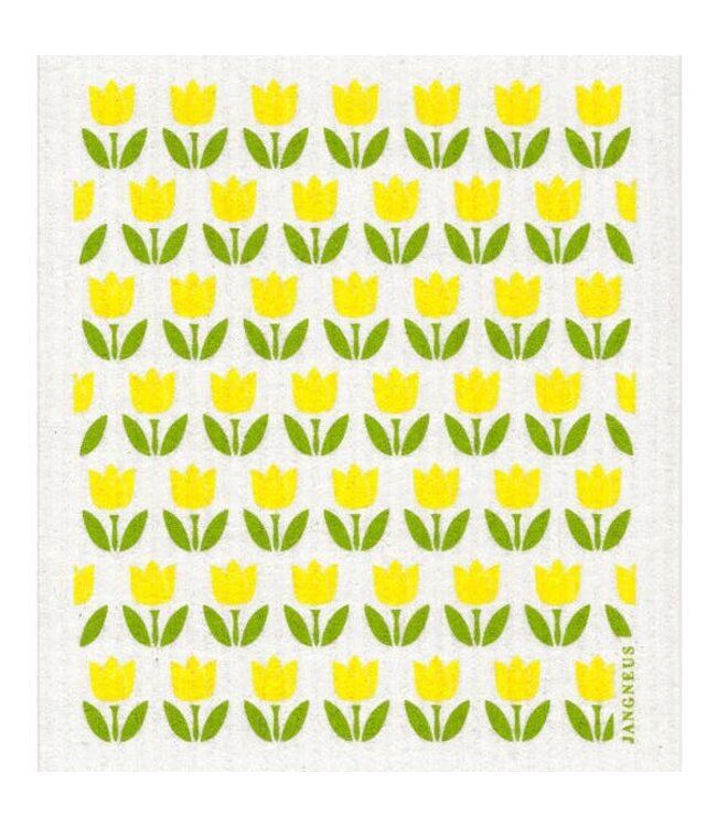 Swedish Dishcloth - Tulip Small - Yellow