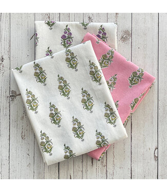 Mahogany Simone Floursack Kitchen Towel - Set of 3