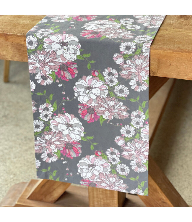 Mahogany Table Runner - Collette Grey