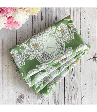 Mahogany Napkins S/4 - Pomegranate Green