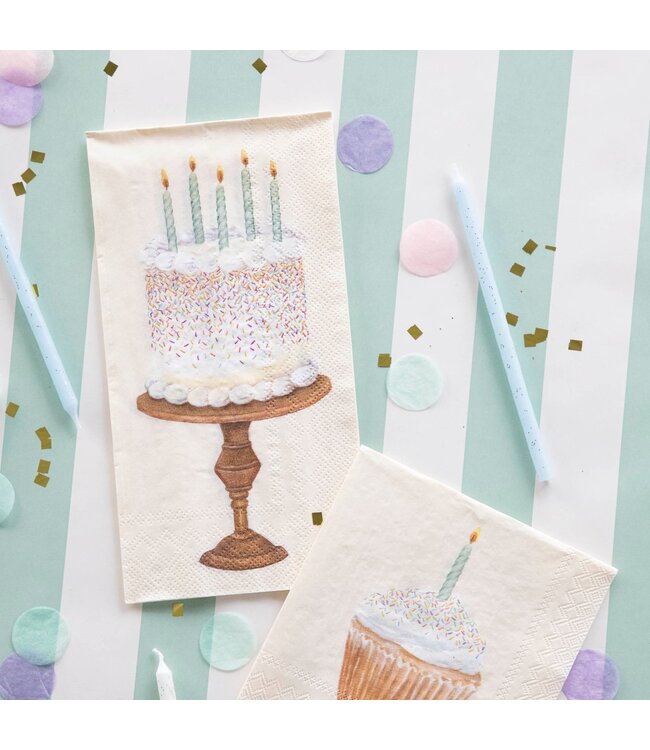 Hester & Cook Cupcake Cocktail Napkin - Pk/20