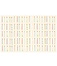 Hester & Cook Birthday Candles Placemat Pad - Set of 24