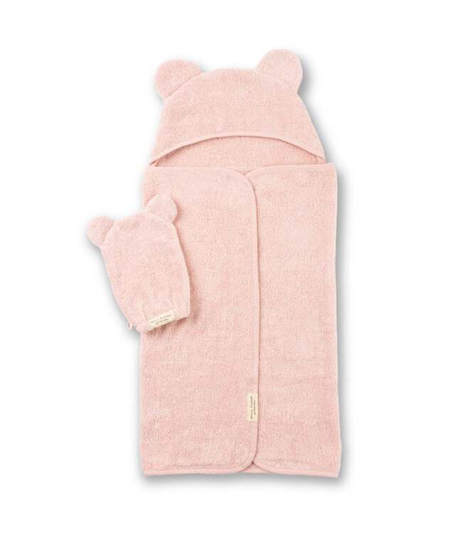 Bella Tunno Hooded Towel + Wash Mitt Set