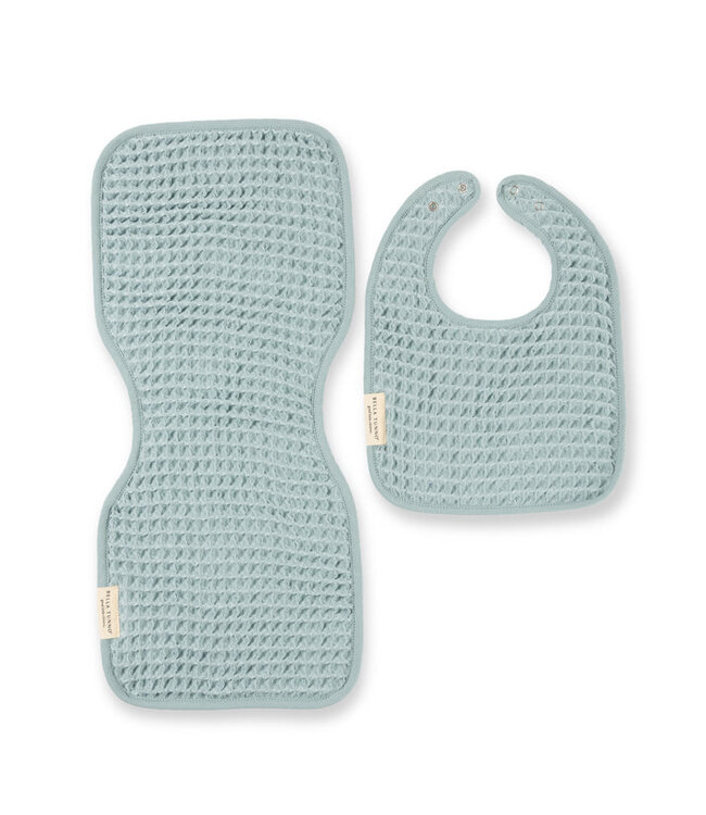 Bella Tunno Reversible Bib + Burp Set