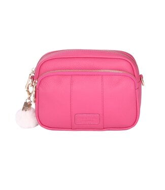 Pom Pom London The Original Bag - Faux Fleece - Stone