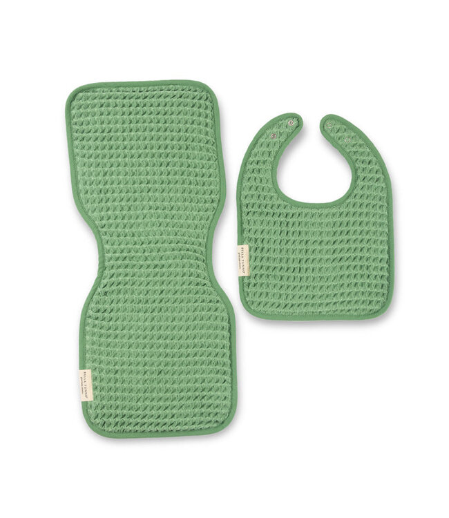 Bella Tunno Reversible Bib + Burp Set