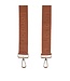 Pom Pom London Tan & Brown Straps