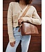 Pom Pom London Tan & Brown Straps