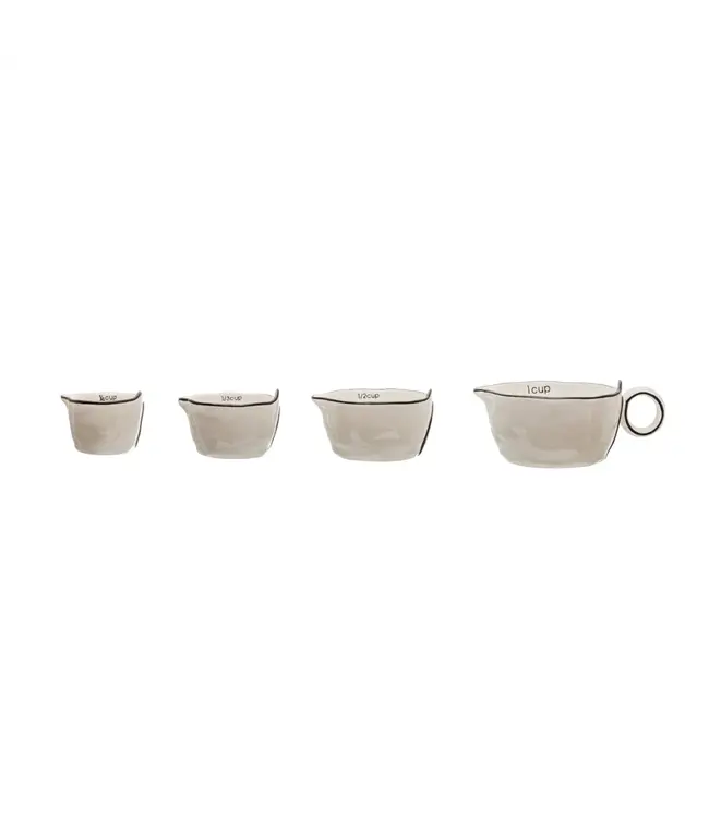 Stoneware Measuring Cups - Set of 4
