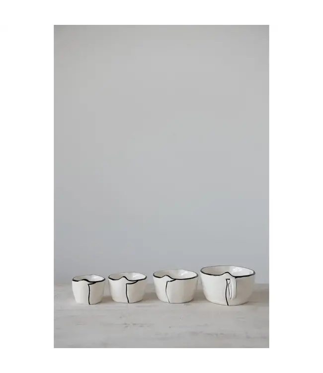 Stoneware Measuring Cups - Set of 4
