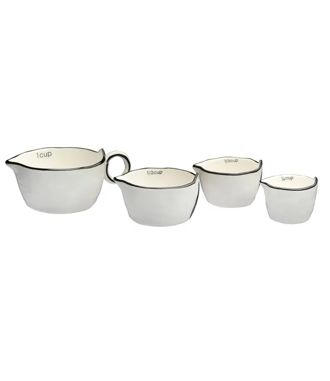 Stoneware Measuring Cups - Set of 4
