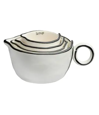 Stoneware Measuring Cups - Set of 4