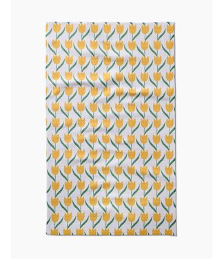 Geometry Tea Towels - Tulip Flowers