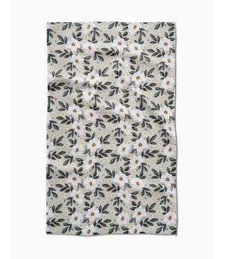 Geometry Tea Towels - Painted Spring Flowers