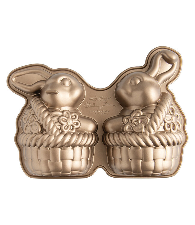Bunny In A Basket 3D Pan